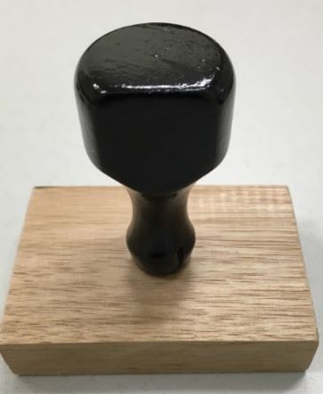 Custom Wood Mount Rubber Stamp L12